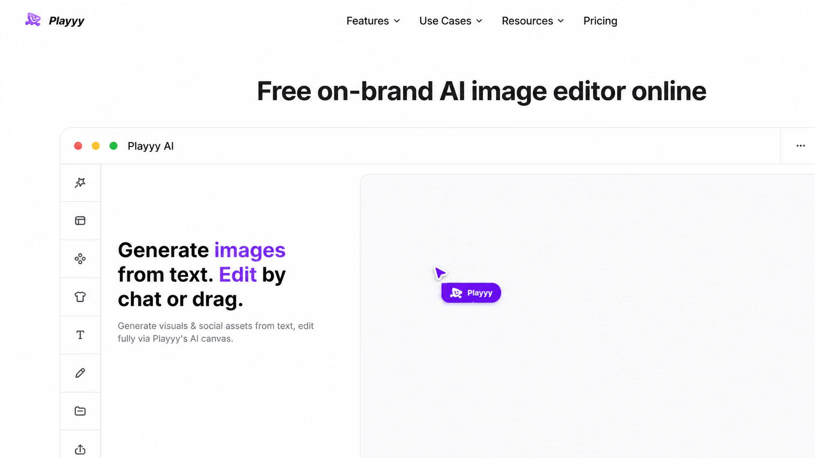 Playyy product interface