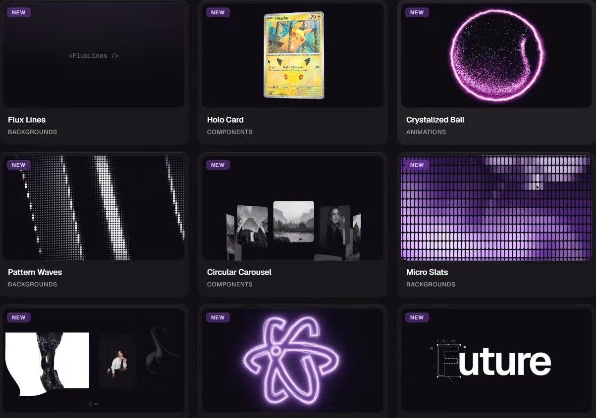 React Bits 组件展示